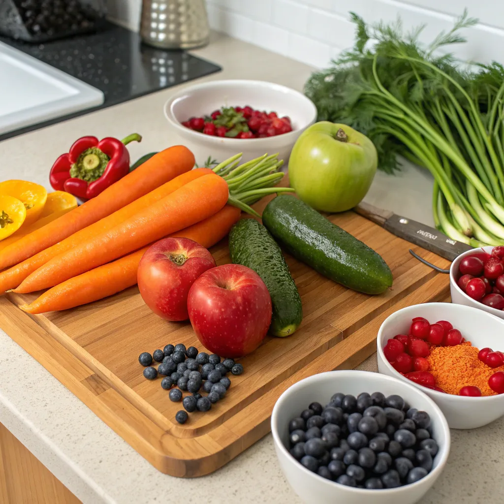 Fresh Ingredients for Raw Food
